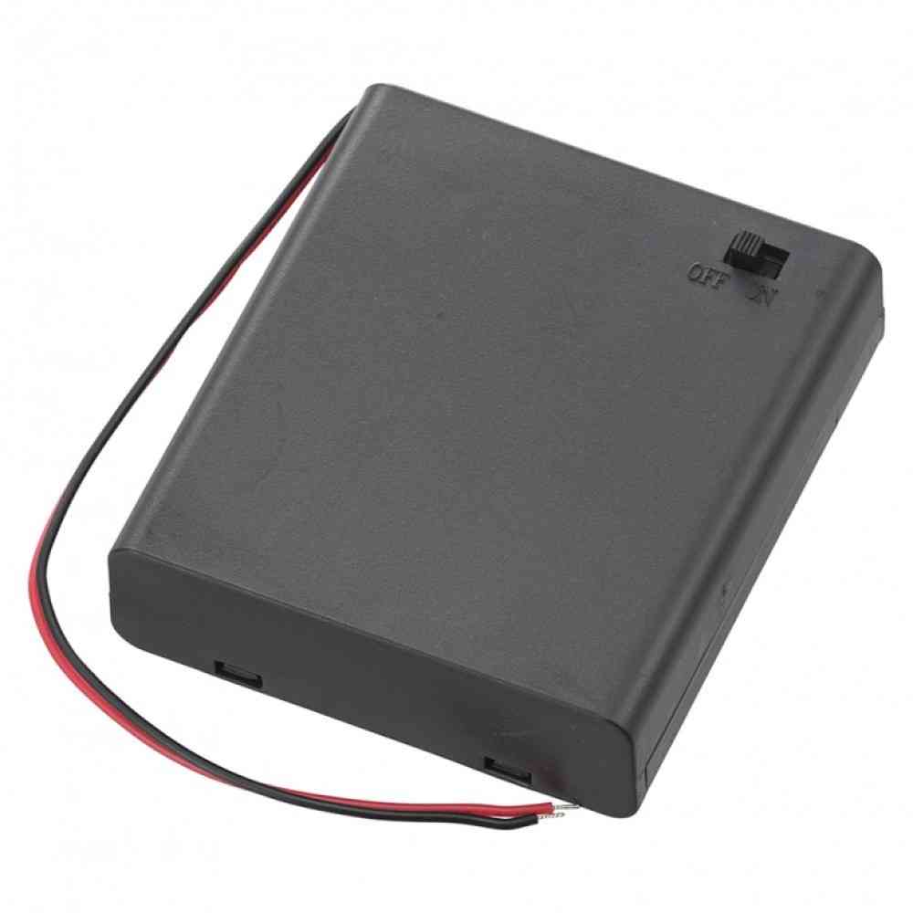 オーム電機 電池ケース 4コ用 スイッチ・カバー付 KIT-UM3X4 SK