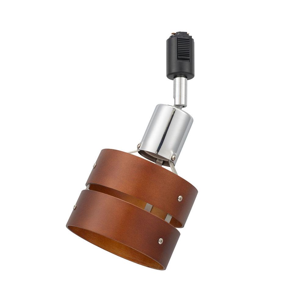 オーム電機 レールライト ライティングダクト用 E26口金 ダークブラウン