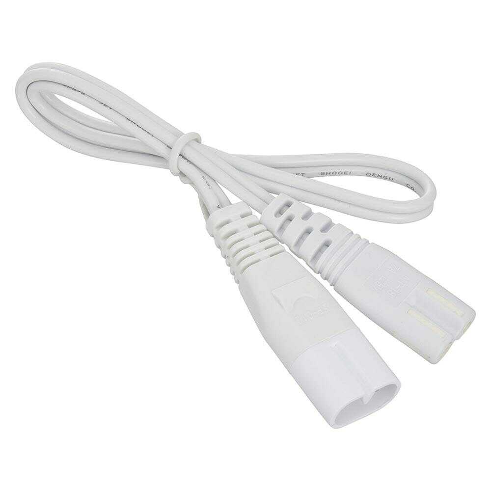 オーム電機 連結コード LEDイーブライトスリム専用 30cm 1本 ホワイト