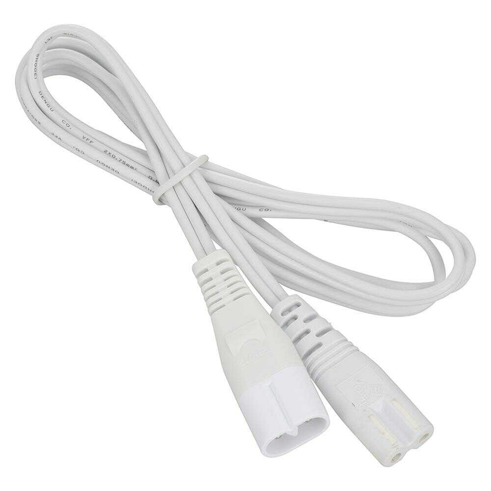 オーム電機 連結コード LEDイーブライトスリム専用 1m 1本 ホワイト