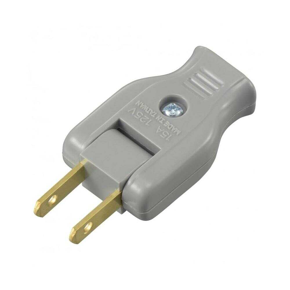 オーム電機 ムービープラグ グレー