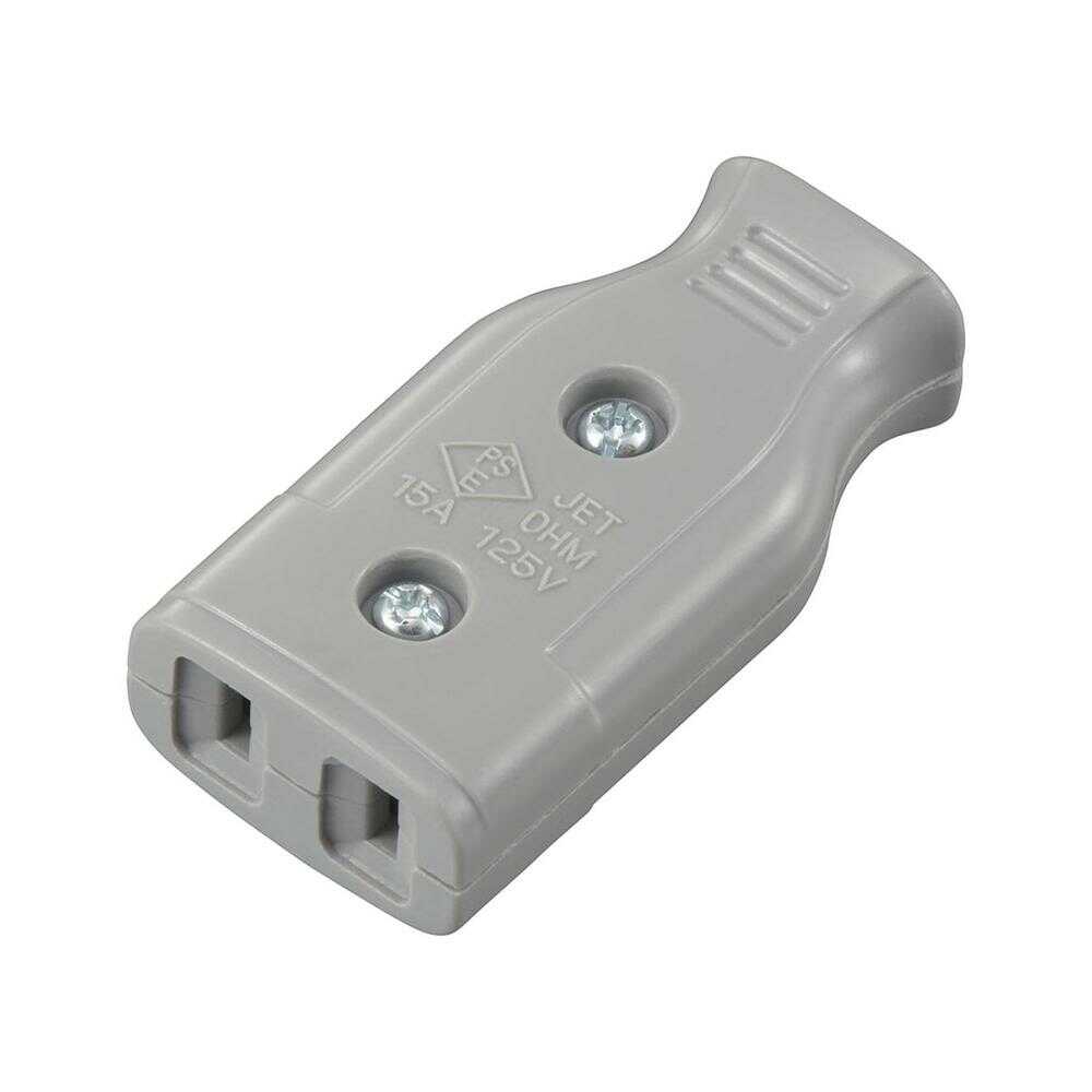 オーム電機 差込みボディ グレー