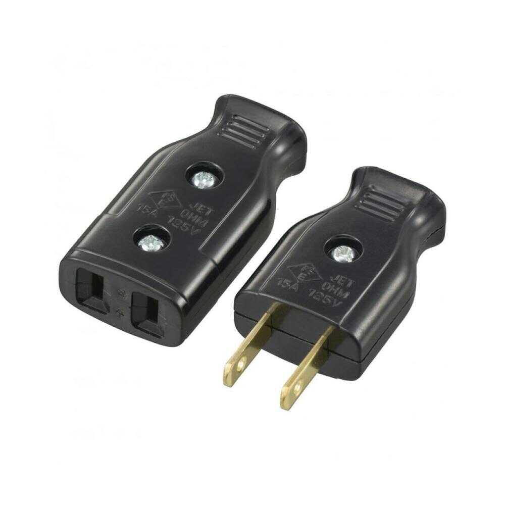 オーム電機 コードコネクターセット ブラック