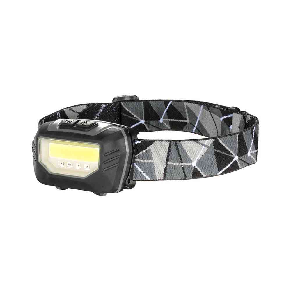 オーム電機 COBヘッドライト 450ルーメン ブラック