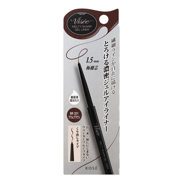 コーセー ヴィセリシェ メルティシャープジェルライナー BR321 プラムブラウン