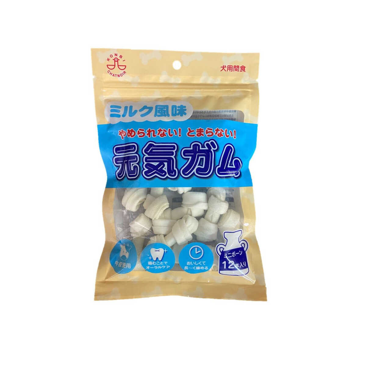 コンビ ミルク風味元気ガム ミニボーン 12本入り