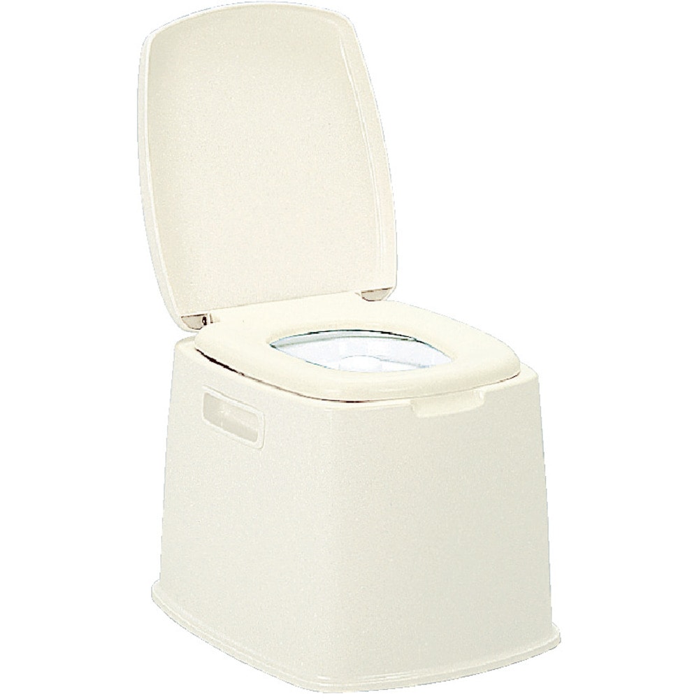 ポータブルトイレS型 7427 メーカー直送 ▽返品・キャンセル不可[他