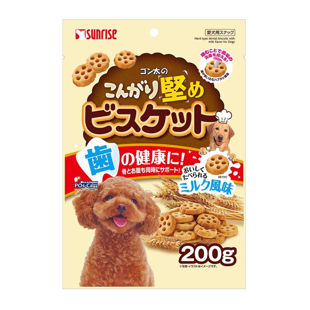 マルカン サンライズ ゴン太のこんがり堅めビスケット 200g