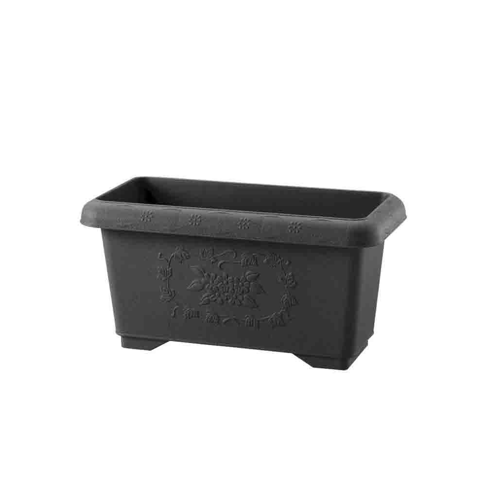 リッチェル ハナール深型プランター60型 1個 ダークグレー