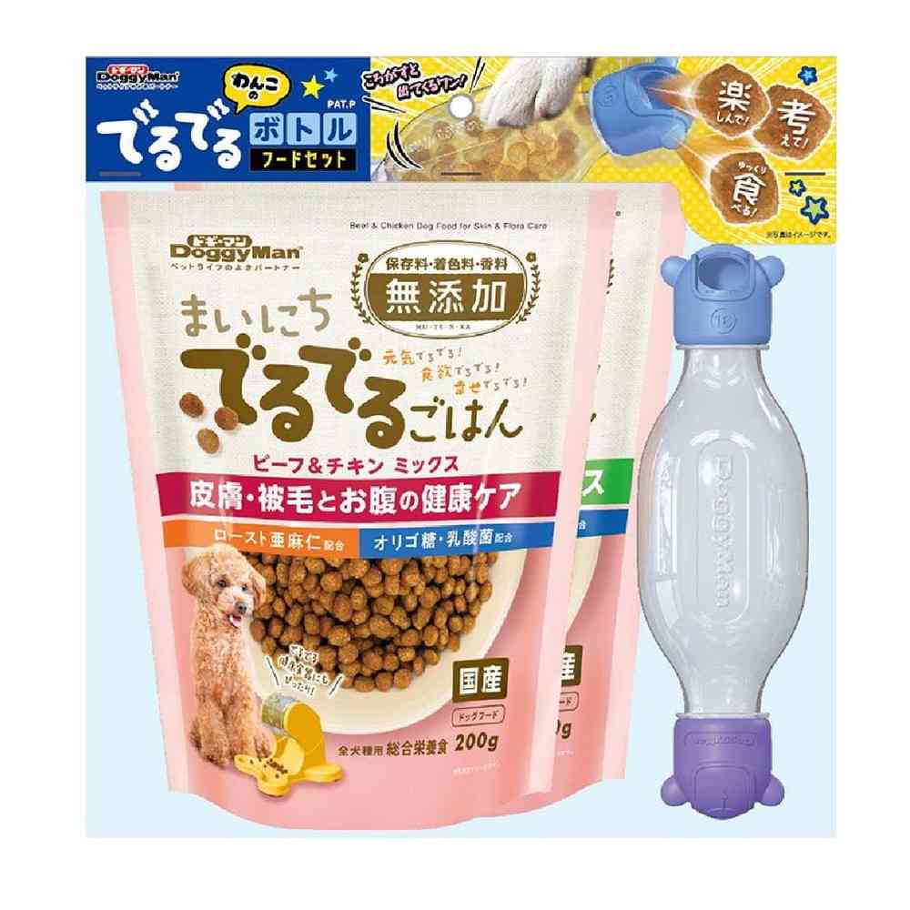 ドギーマン わんこのでるでるボトル フードセット