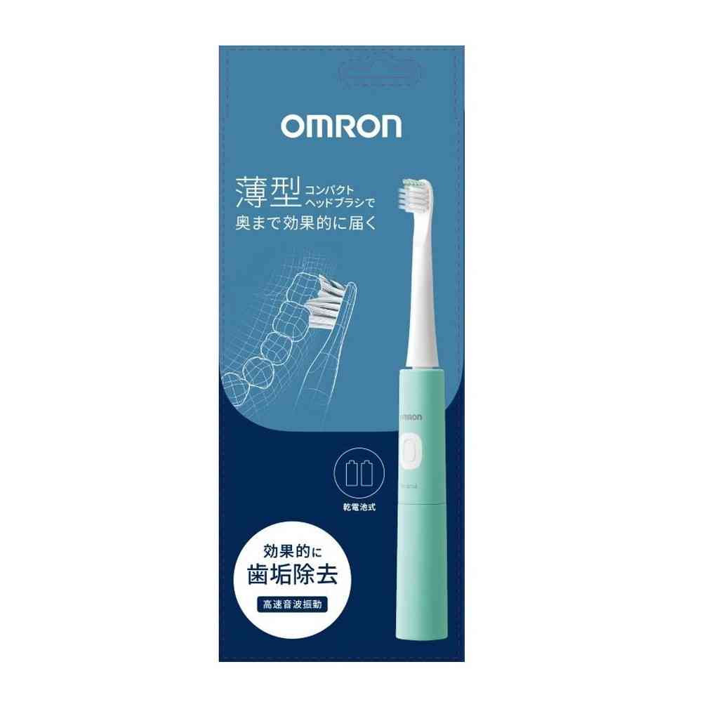 オムロンヘルスケア オムロン電動歯ブラシ HT-B2140-G(グリーン) 1台 グリーン