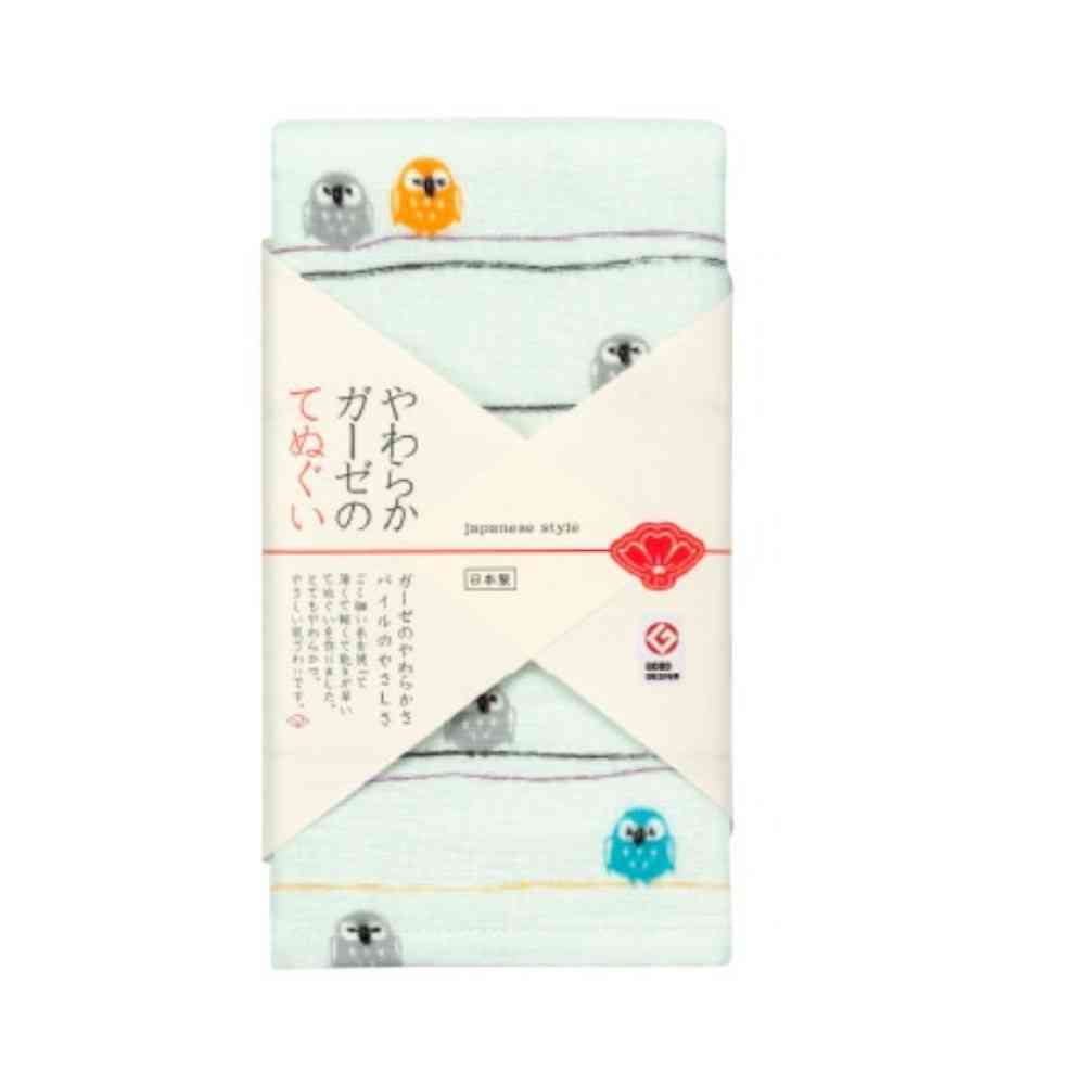 日繊商工 ジャパニーズスタイル 福ふくろう てぬぐい 1枚