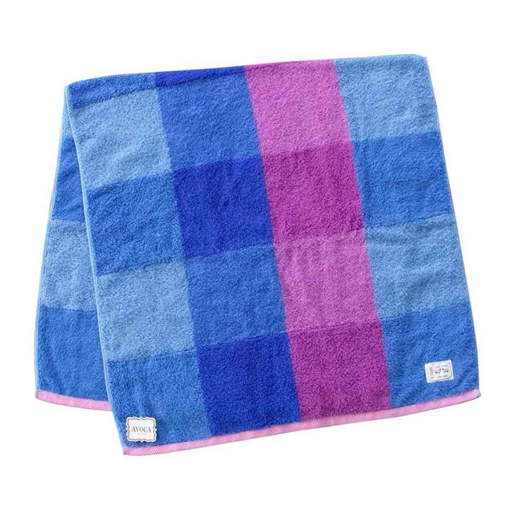 日繊商工 AVOCA バスタオル タッタ ブルー 1枚 ブルー