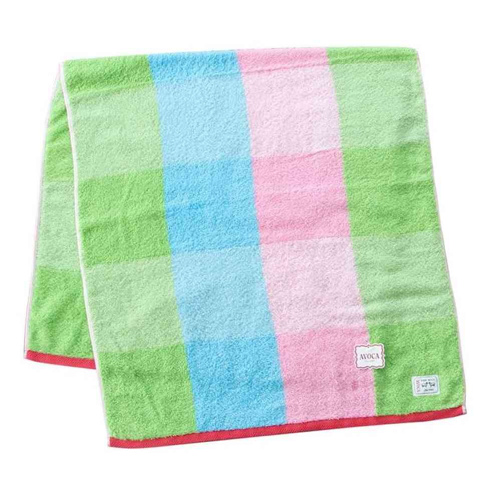 日繊商工 AVOCA バスタオル タッタ グリーン 1枚 グリーン
