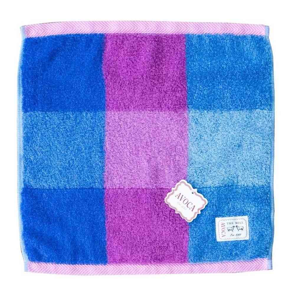 日繊商工 AVOCA ウォッシュタオル タッタ ブルー 1枚 ブルー
