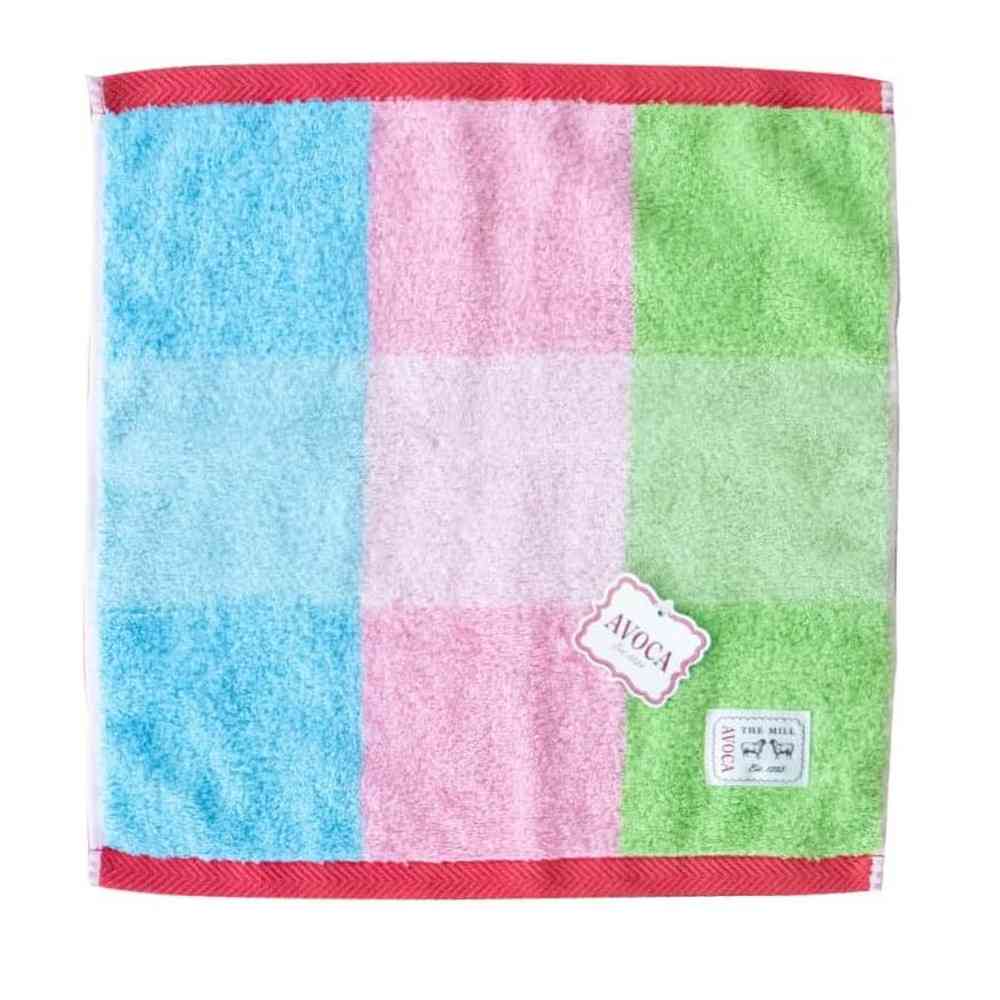 日繊商工 AVOCA ウォッシュタオル タッタ グリーン 1枚 グリーン