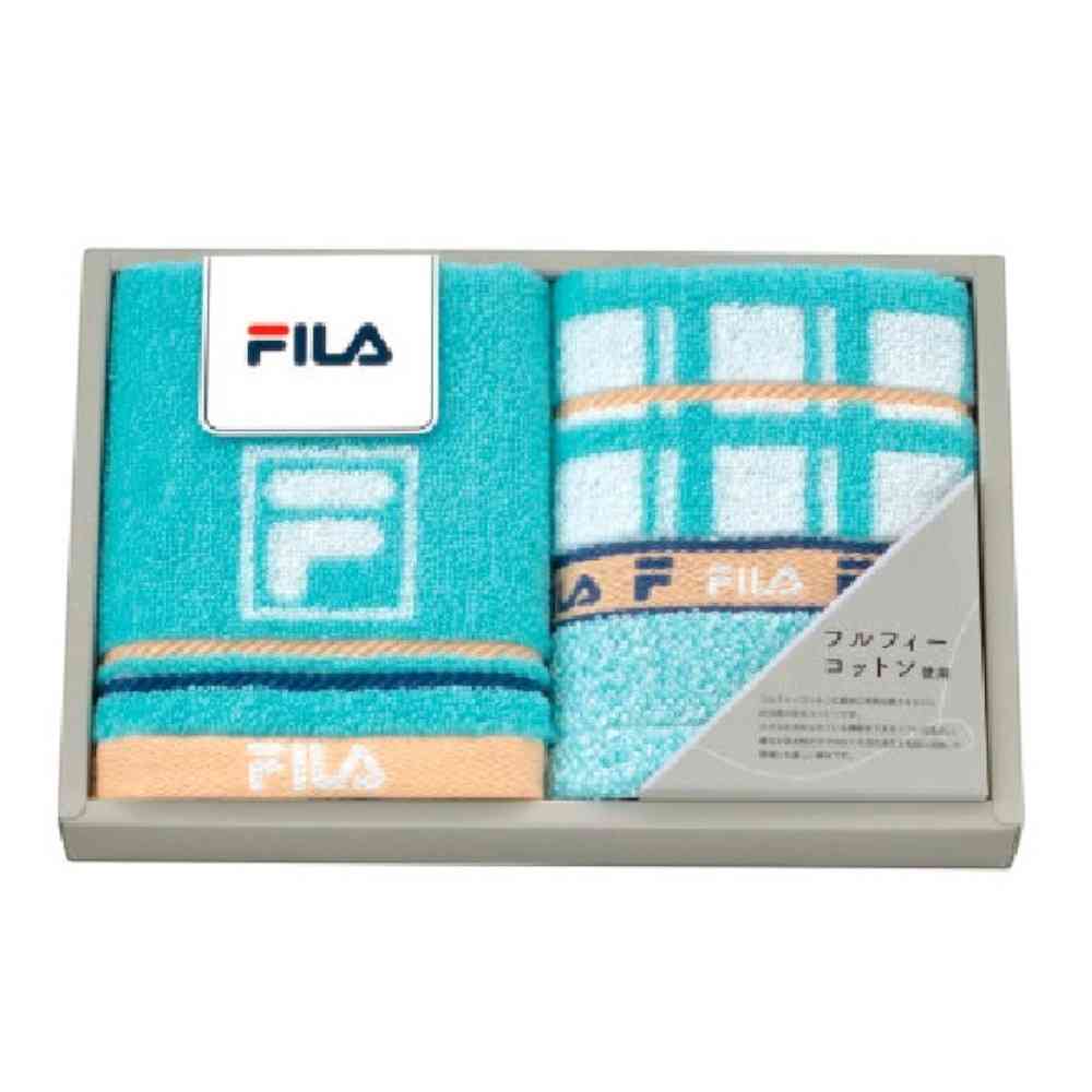日繊商工 FILA ラグーナ タオルチーフ 箱入り 2枚