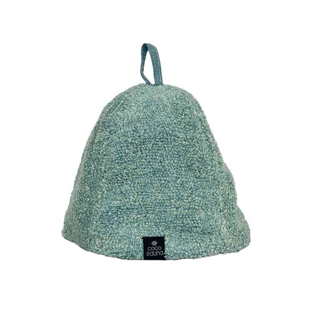 日繊商工 ココチエナサウナ サウナハット ブルー 1枚 ブルー