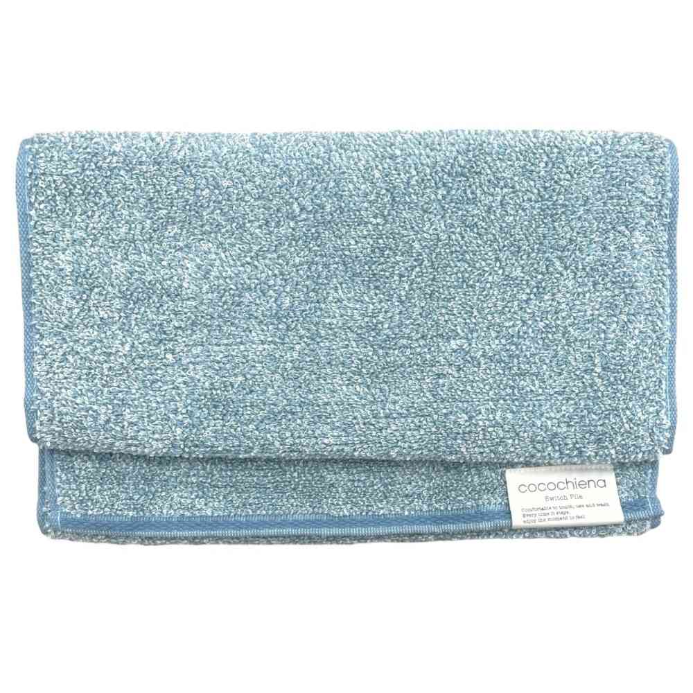 日繊商工 ココチエナ2 スリムバスタオル ブルー 1枚 ブルー