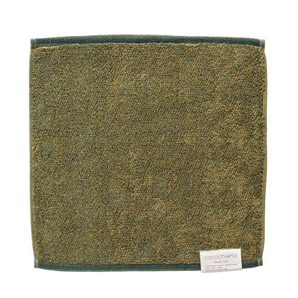 日繊商工 ココチエナ2 ウォッシュタオル ダークグリーン 1枚 ダークグリーン