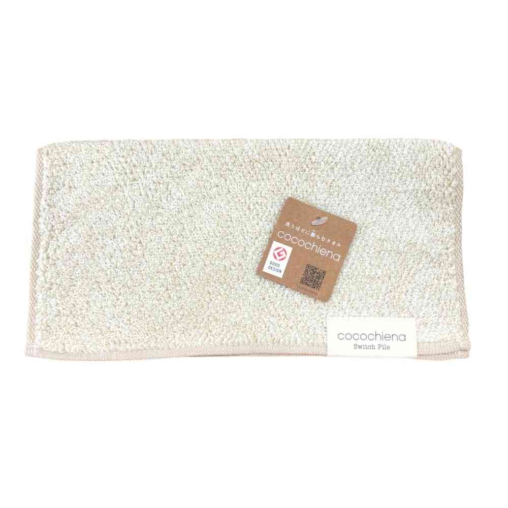 日繊商工 ココチエナ2 ウォッシュタオル アイボリー 1枚 アイボリー