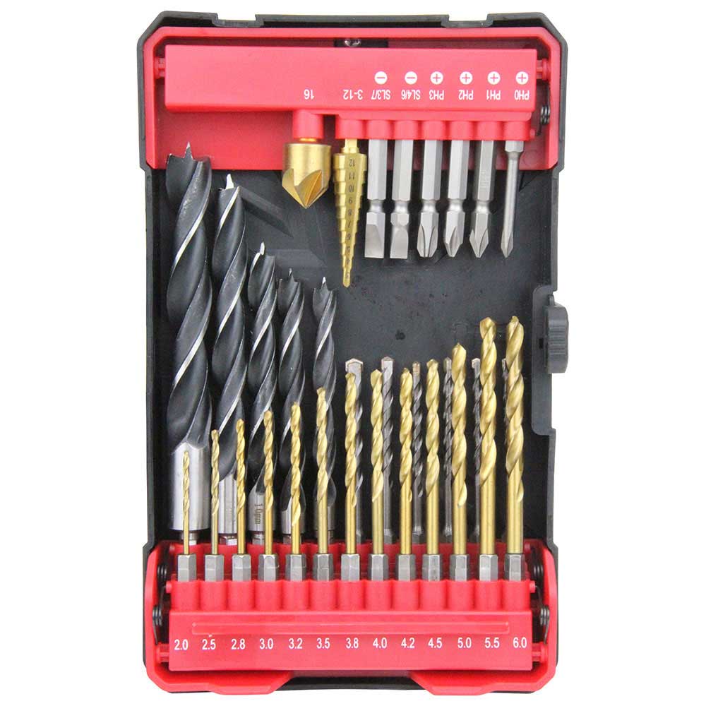 B-Mドリルセット32Pcs SCS-106 メーカー直送 ▼返品・キャンセル不可【他商品との同時購入不可】