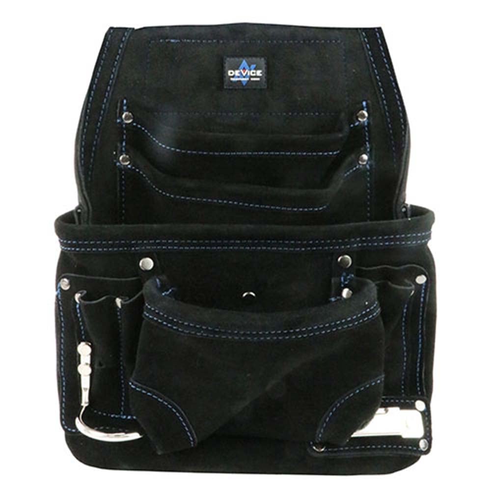 スエード腰釘袋3段 DVC-KZ27 メーカー直送 ▼返品・キャンセル不可【他商品との同時購入不可】