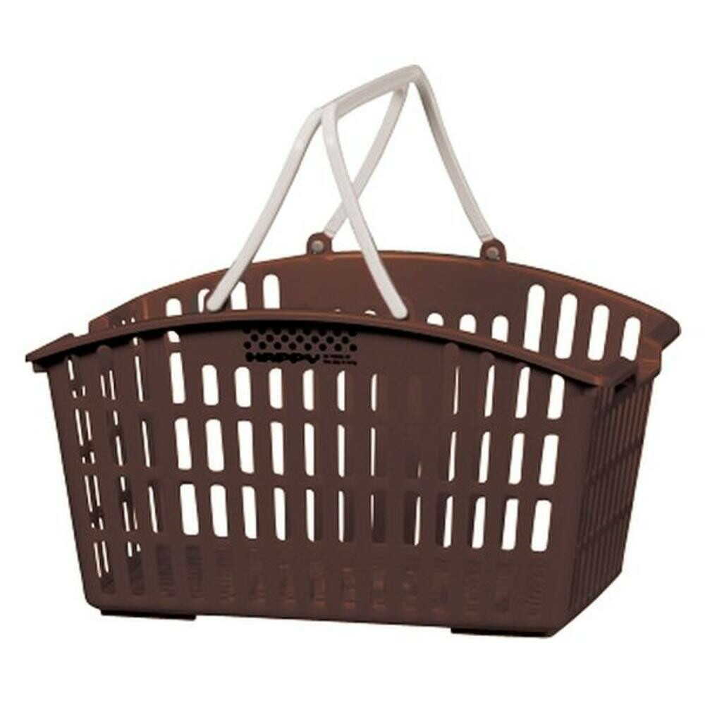 ヒマラヤ化学 ハッピーバスケットミニ ブラウン ブラウン 幅24.8×奥18.8×高14.1cm