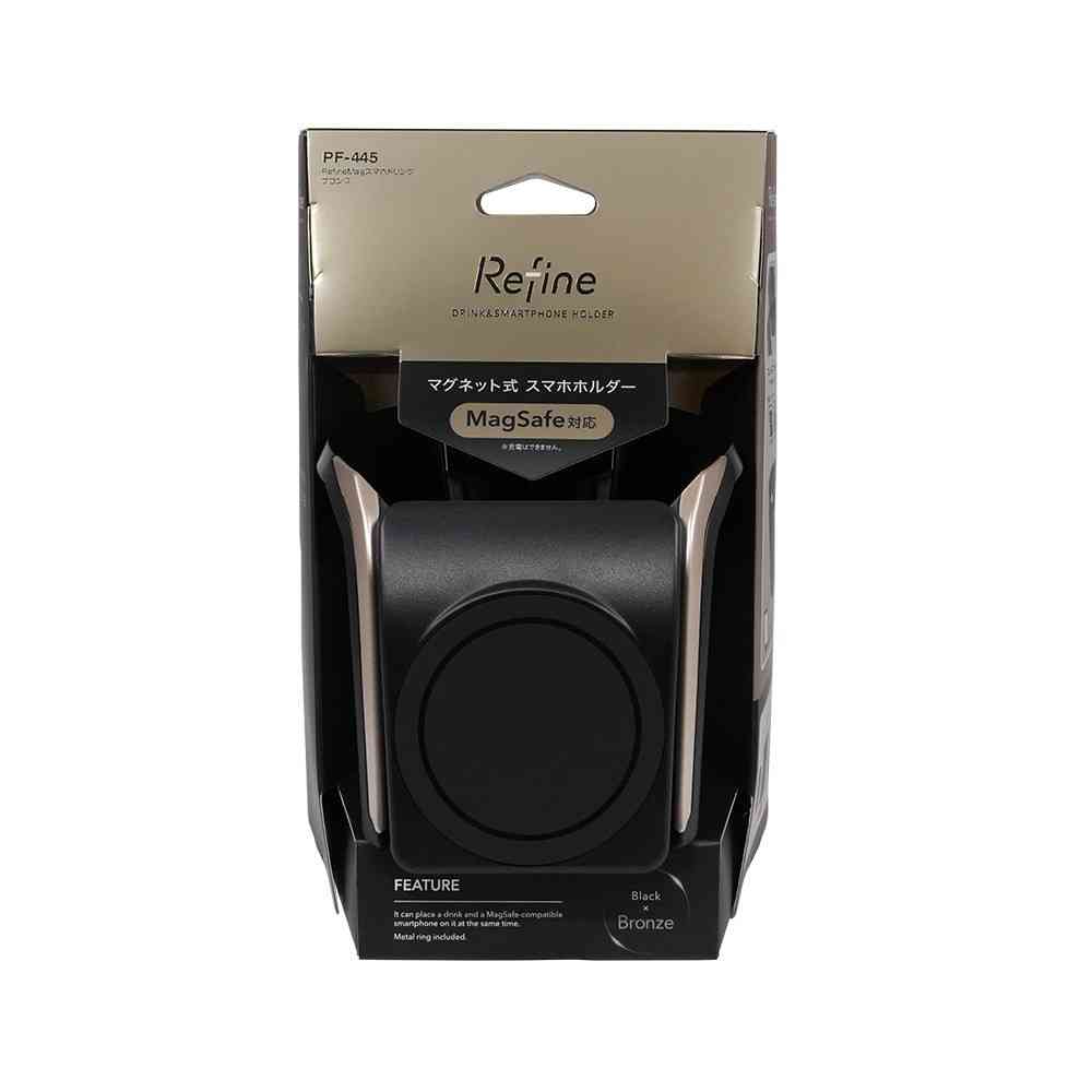 槌屋ヤック RefineMagスマホドリンク ブロンズ PF445