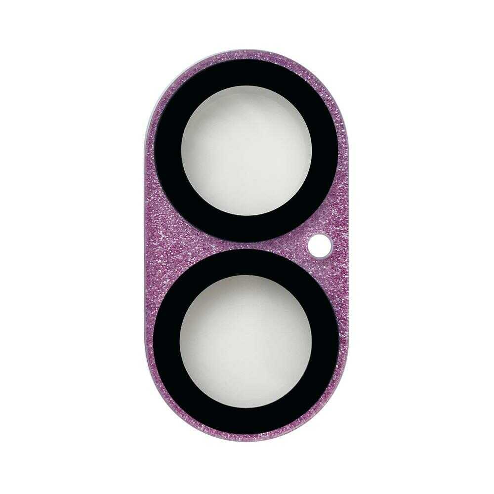 サンクレスト iPhone16/16Plus レンズガード ラメパープル i38FCBC04