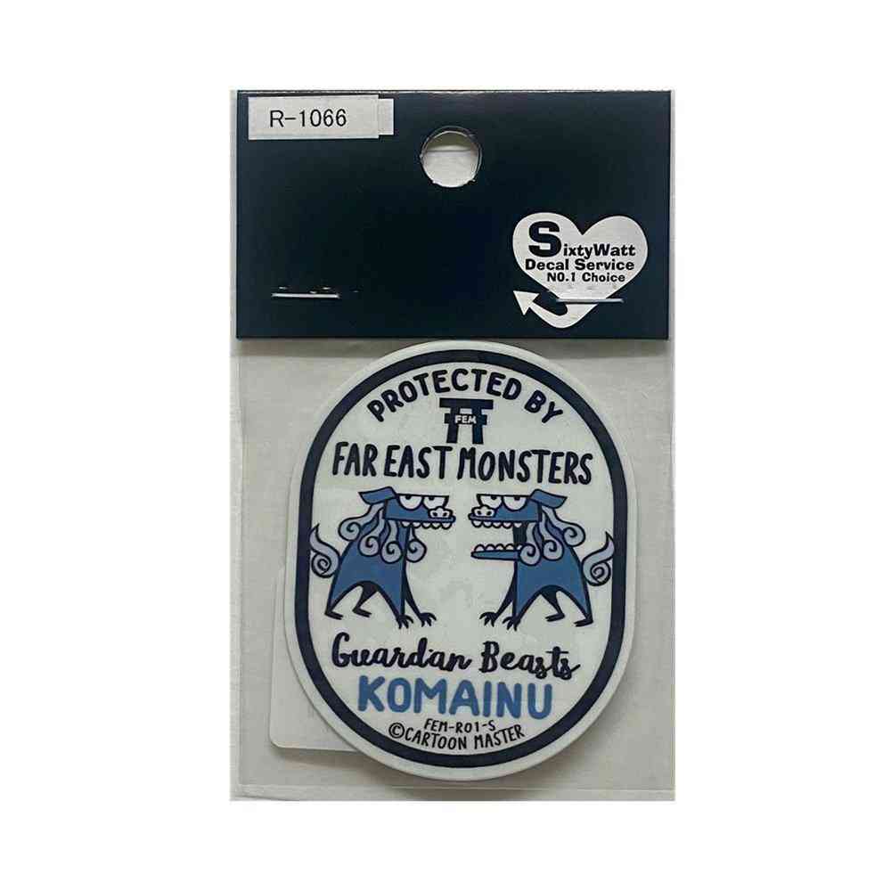 東洋マーク T-400 純正ステッカー 狛犬 Rー1066