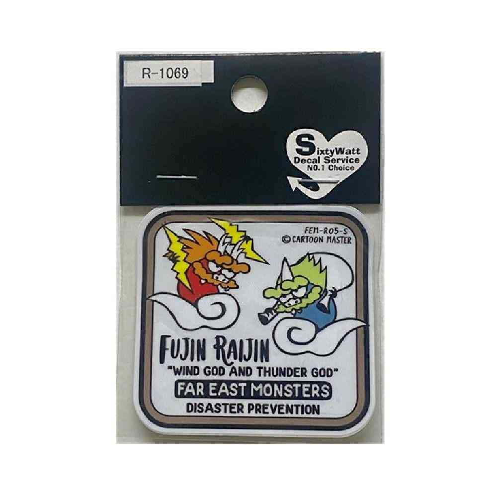 東洋マーク T-400 純正ステッカー 風神雷神 Rー1069