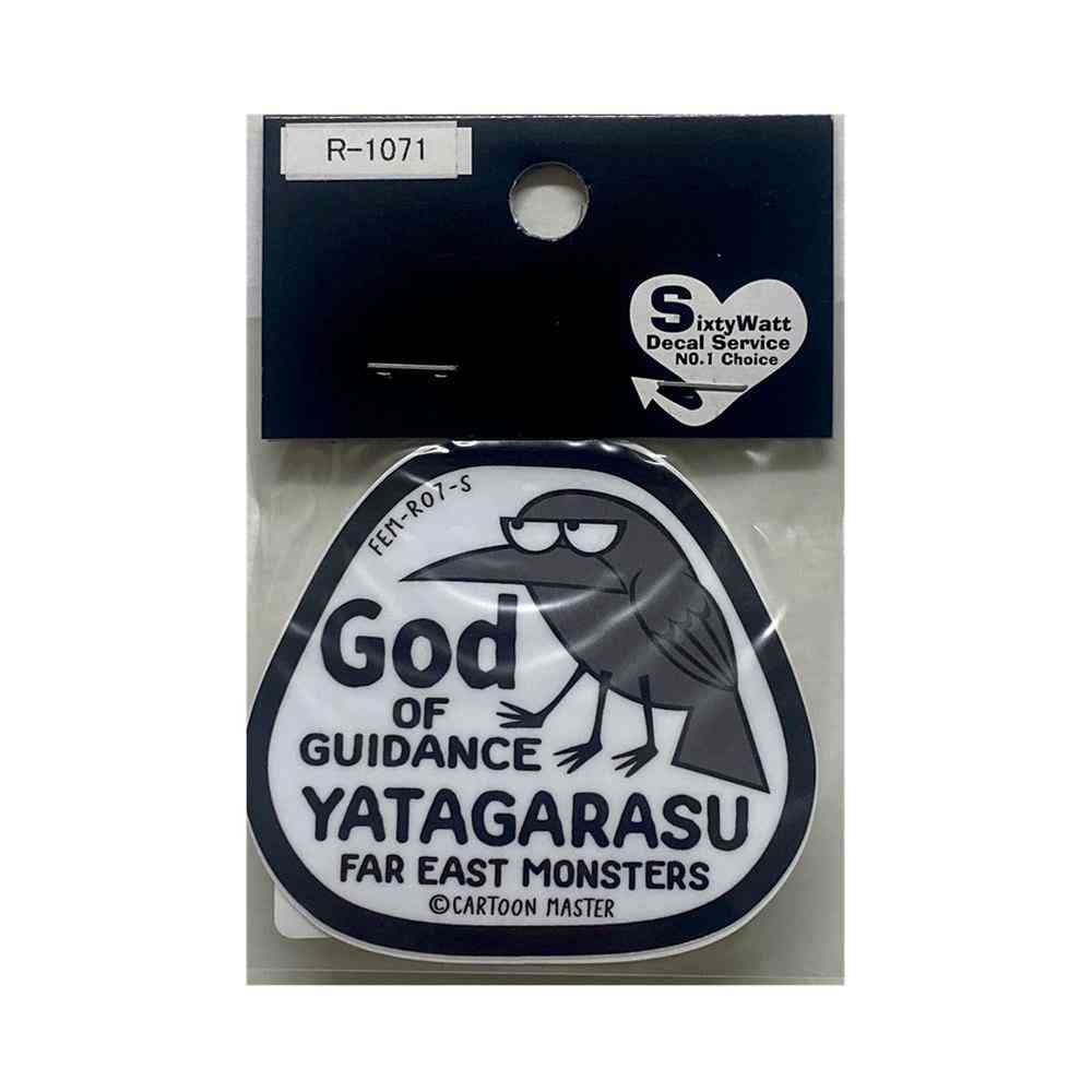 東洋マーク T-400 純正ステッカー 八咫烏 Rー1071