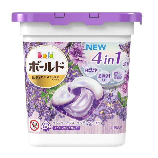 P&G ボールド ジェルボール4D ラベンダー＆フローラルガーデンの香り 本体 11個入り: サンドラッグ｜JAL Mall｜マイルがたまる・つかえる  ショッピングモール