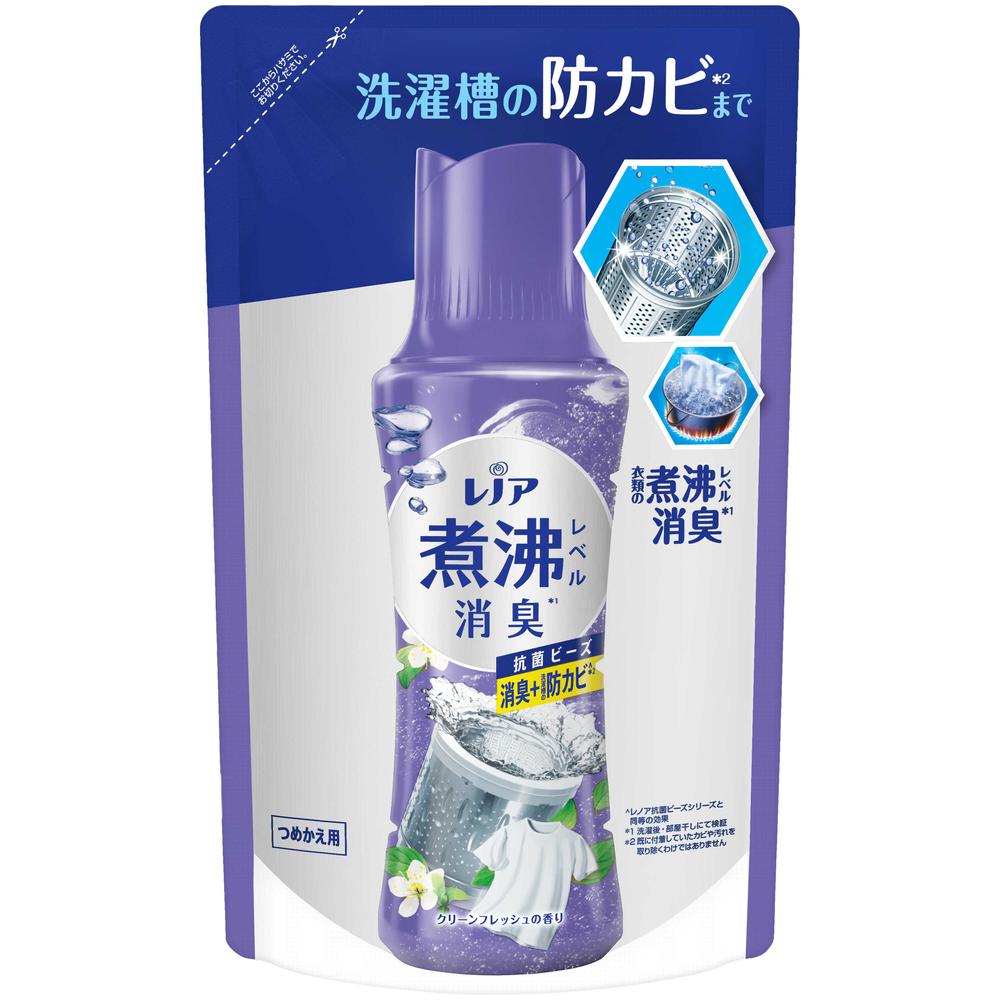 P&G レノア 超消臭 煮沸レベル消臭 抗菌ビーズ 消臭+防カビ クリーンフレッシュ 詰め替え 365mL: サンドラッグ｜JAL  Mall｜マイルがたまる・つかえる ショッピングモール