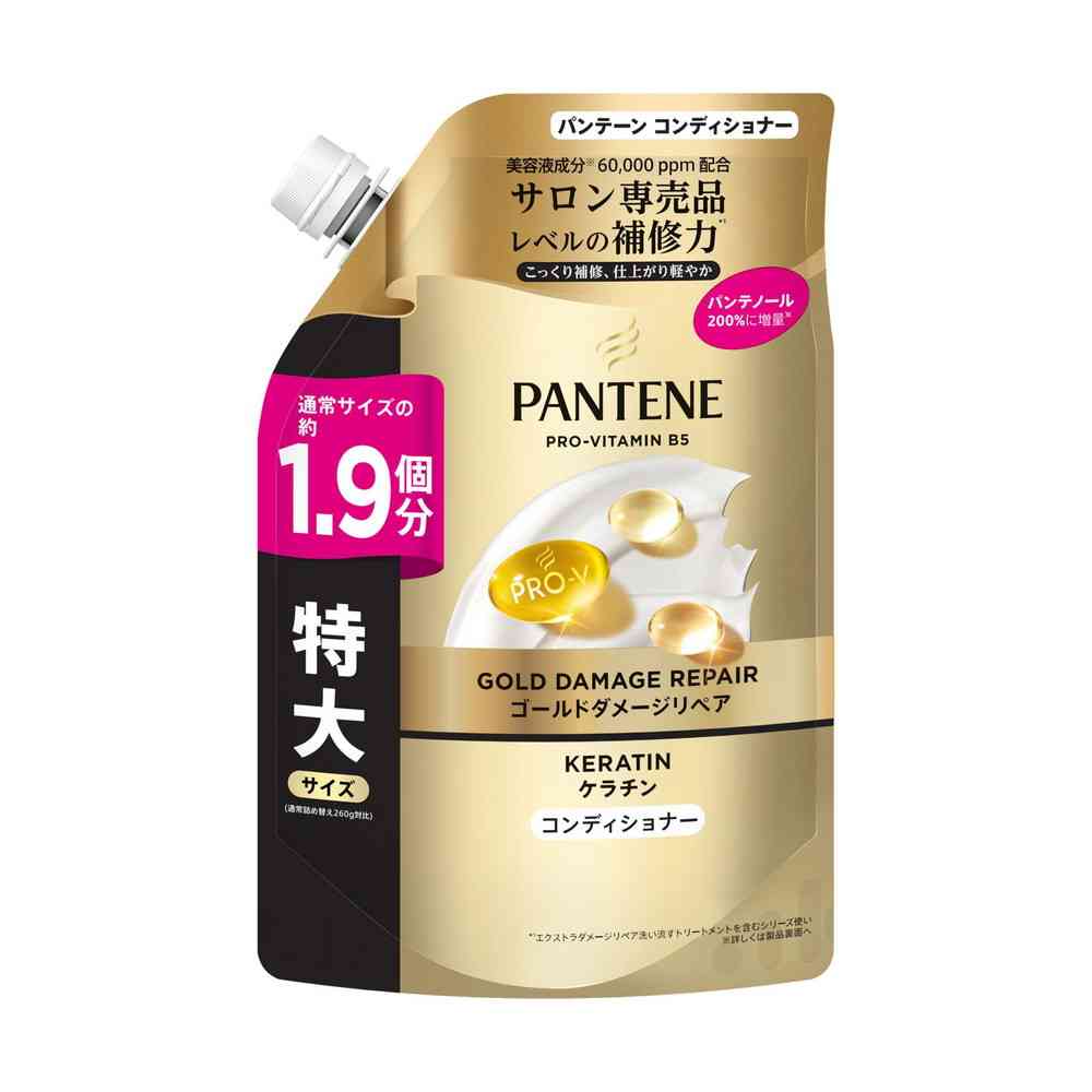 P&G パンテーン ゴールドダメージリペア コンディショナー 詰替 特大 500g