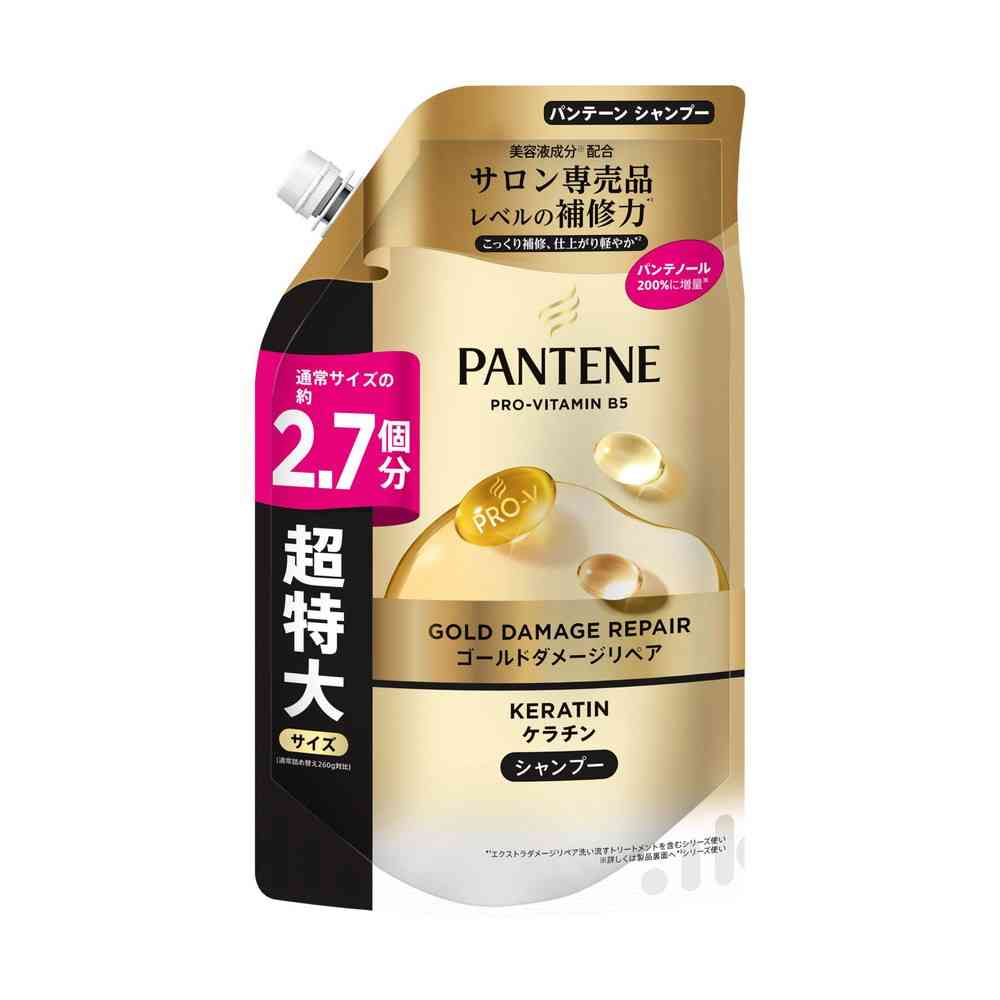 P&G パンテーン ゴールドダメージリペア シャンプー 詰替 超特大 700g