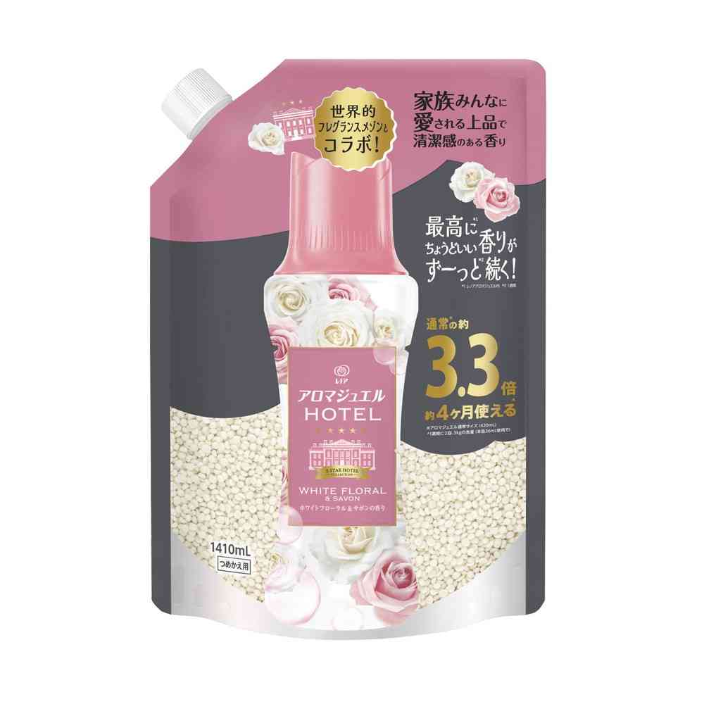 P&G レノア アロマジュエル ホワイトフローラル&サボンの香り 詰替 超特大 1410mL