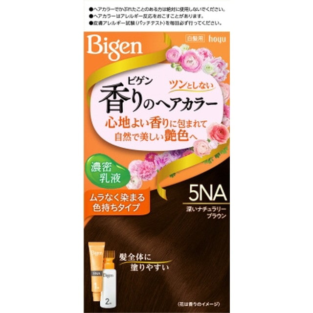 【医薬部外品】ビゲン 香りのヘアカラー 乳液 5NA 深いナチュラリーブラウン 40g+60ml