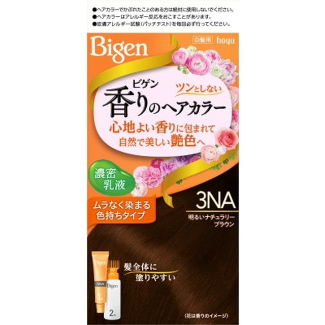 【医薬部外品】ビゲン 香りのヘアカラー乳液 3NA 明るいナチュラリーブラウン 40g+60ml