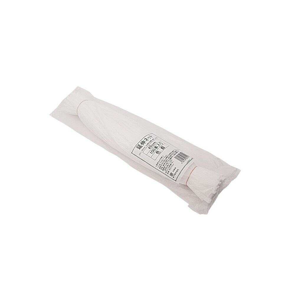 日本マタイ 延伸棒ネット白 100本入 白