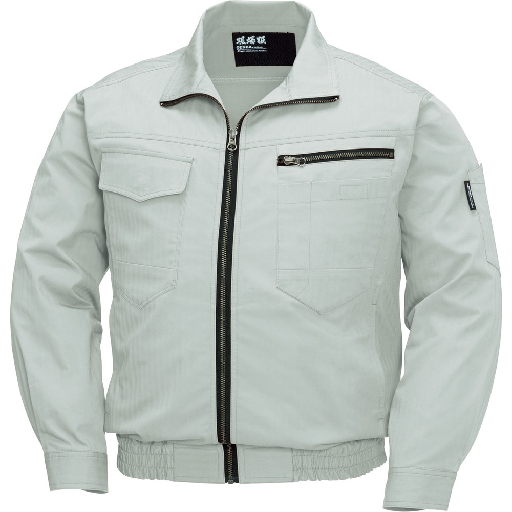 XEBEC 綿薄手現場服ヘリンボン空調服 サンドベージュ 【直送品】 返品・キャンセル・他商品と同時購入は不可