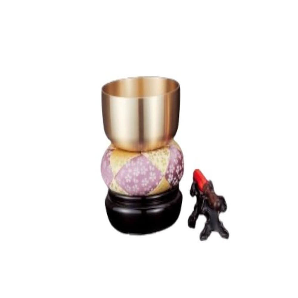 ナカムラ商事 鈴虫おりん5点セット 4寸 【直送品】 返品・キャンセル・他商品と同時購入は不可