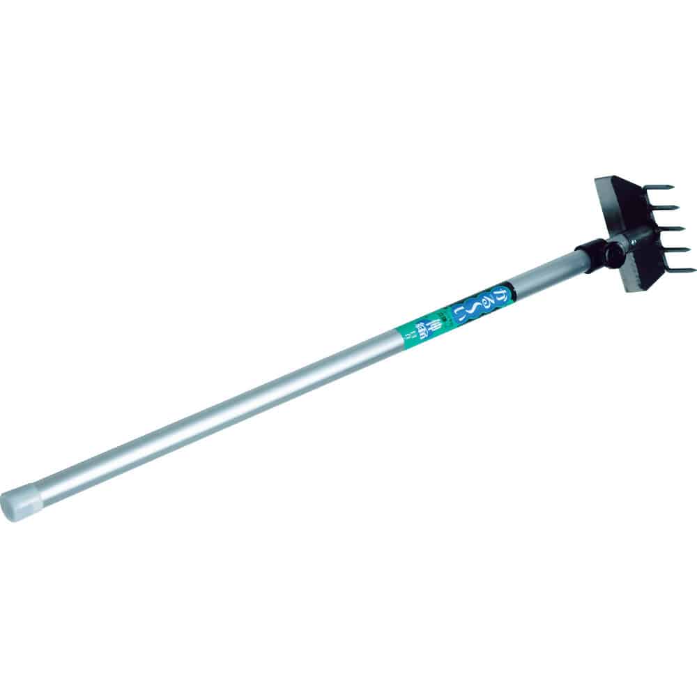 08010 浅野木工所 伸縮式 レーキ付立鎌(小) メーカー直送 ▼返品・キャンセル不可【他商品との同時購入不可】