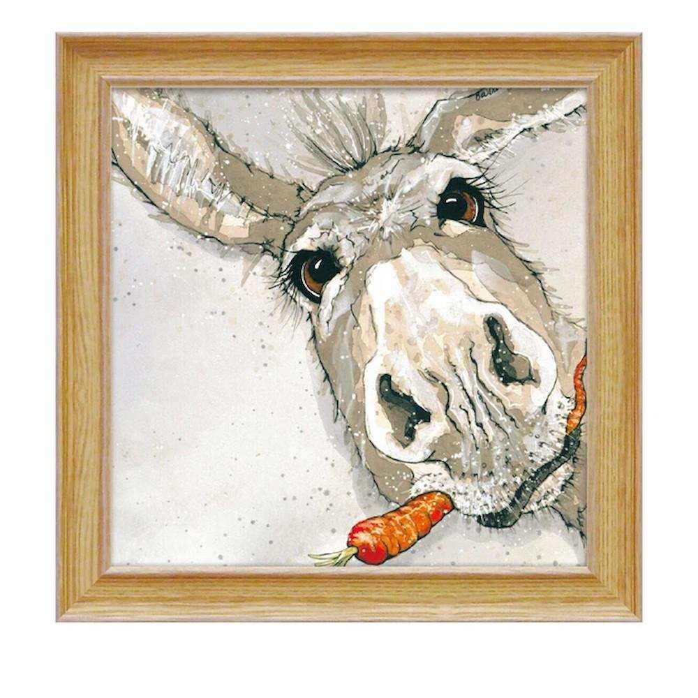 アートパネル ベヴ デイビス 「クランチー ドンキー」 【直送品】 返品・キャンセル・他商品と同時購入は不可