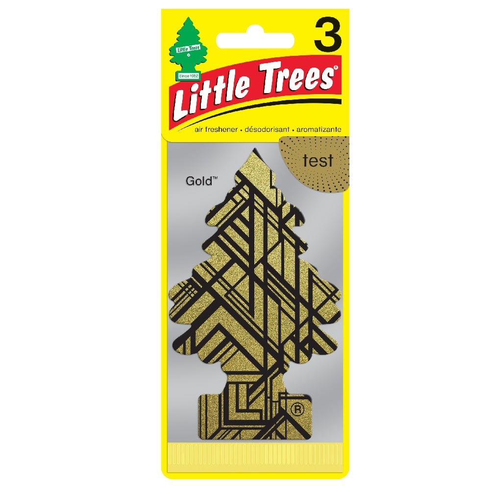 Little Trees  リトルツリー3P Gold LT304 ３枚
