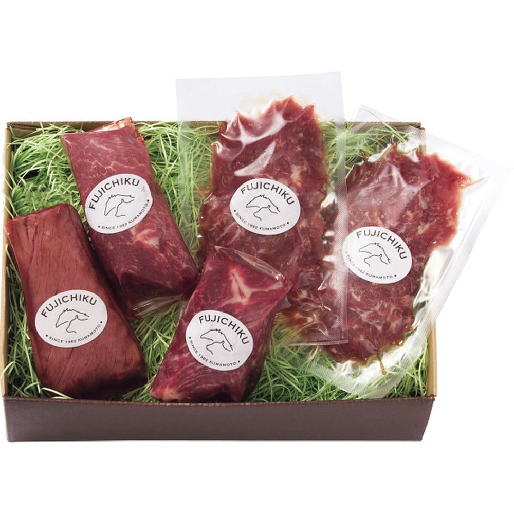 ◆【お歳暮限定】フジチク ふじ馬刺し詰合せ【雅】◇メーカー直送 ▼返品・キャンセル不可【他商品との同時購入不可】