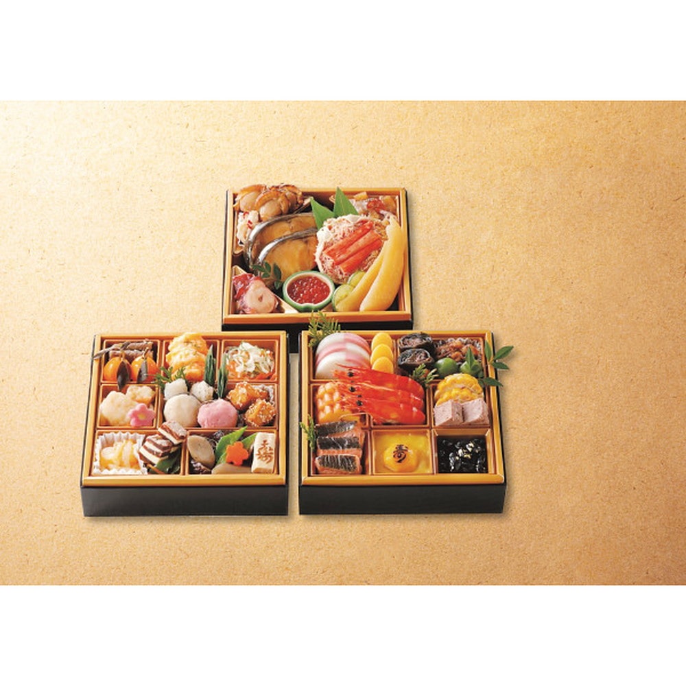 ◆【おせち限定】札幌市中央卸売市場発 北都膳 三段重◇ メーカー直送 ▼返品・キャンセル不可【他商品との同時購入不可】