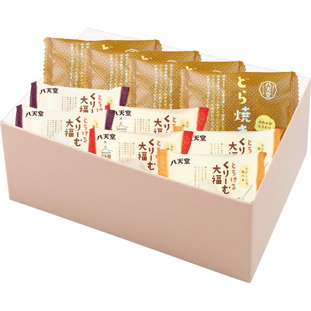 ◆【お歳暮限定】八天堂 くりーむ大福・どら焼き詰合せ◇メーカー直送 ▼返品・キャンセル不可【他商品との同時購入不可】