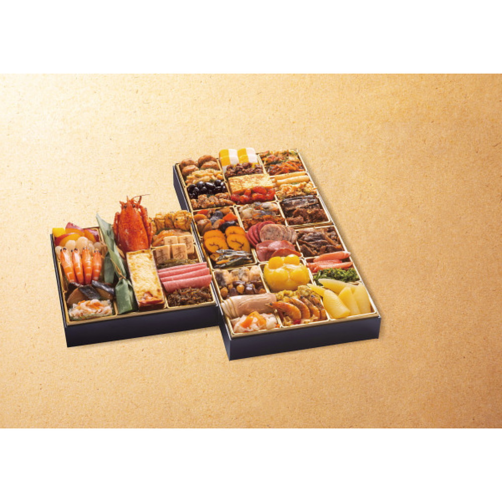 ◆【おせち限定】博多久松 和洋折衷本格料亭おせち 「博多」三段重◇ メーカー直送 ▼返品・キャンセル不可【他商品との同時購入不可】